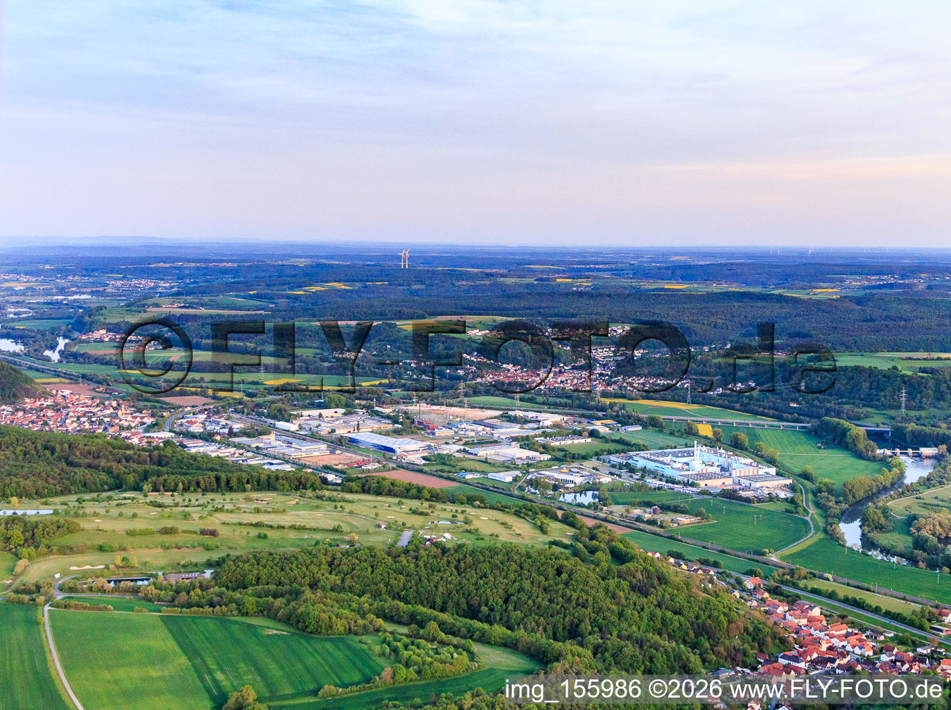 Haßberge Golf Club in the district Steinbach in Ebelsbach in the state Bavaria, Germany