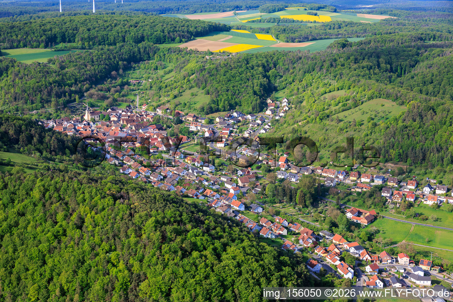 From the northeast in Sulzthal in the state Bavaria, Germany