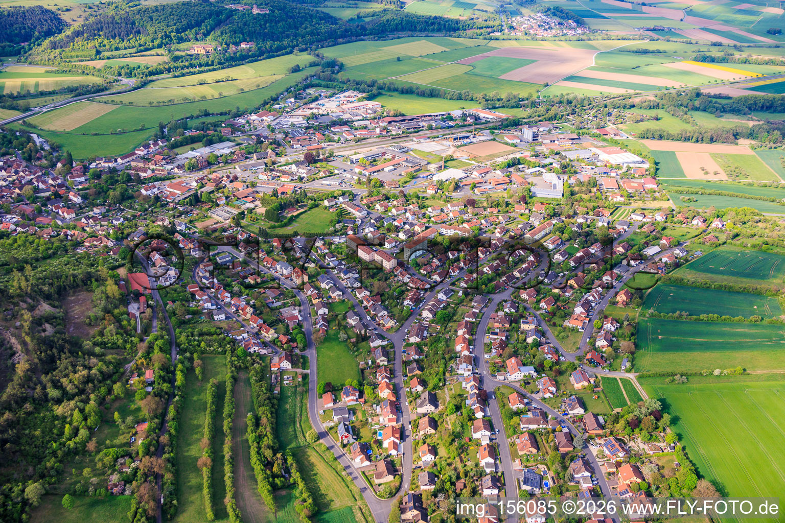 From the northeast in Hammelburg in the state Bavaria, Germany