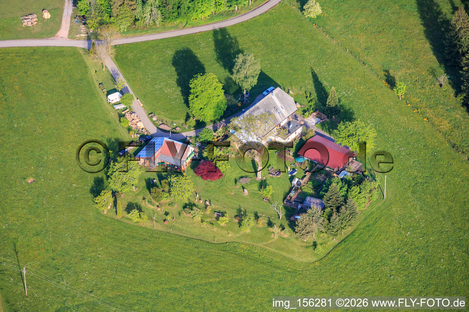 House and garden on the Schanz in the district Kirnbach in Wolfach in the state Baden-Wuerttemberg, Germany