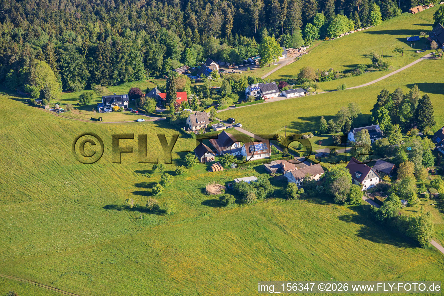 Tischneck district from the south with holiday apartment in the countryside - Karola Müller and holiday apartment in the countryside - Karola Müller in Schramberg in the state Baden-Wuerttemberg, Germany