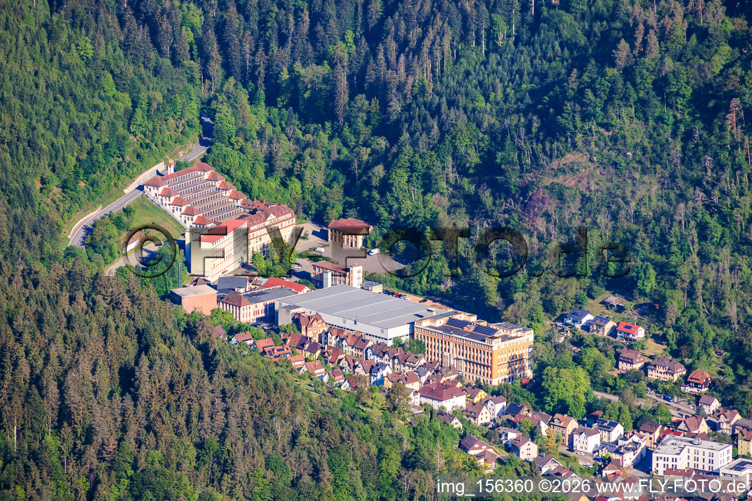 Junghans Terraced Building Museum in Schramberg in the state Baden-Wuerttemberg, Germany
