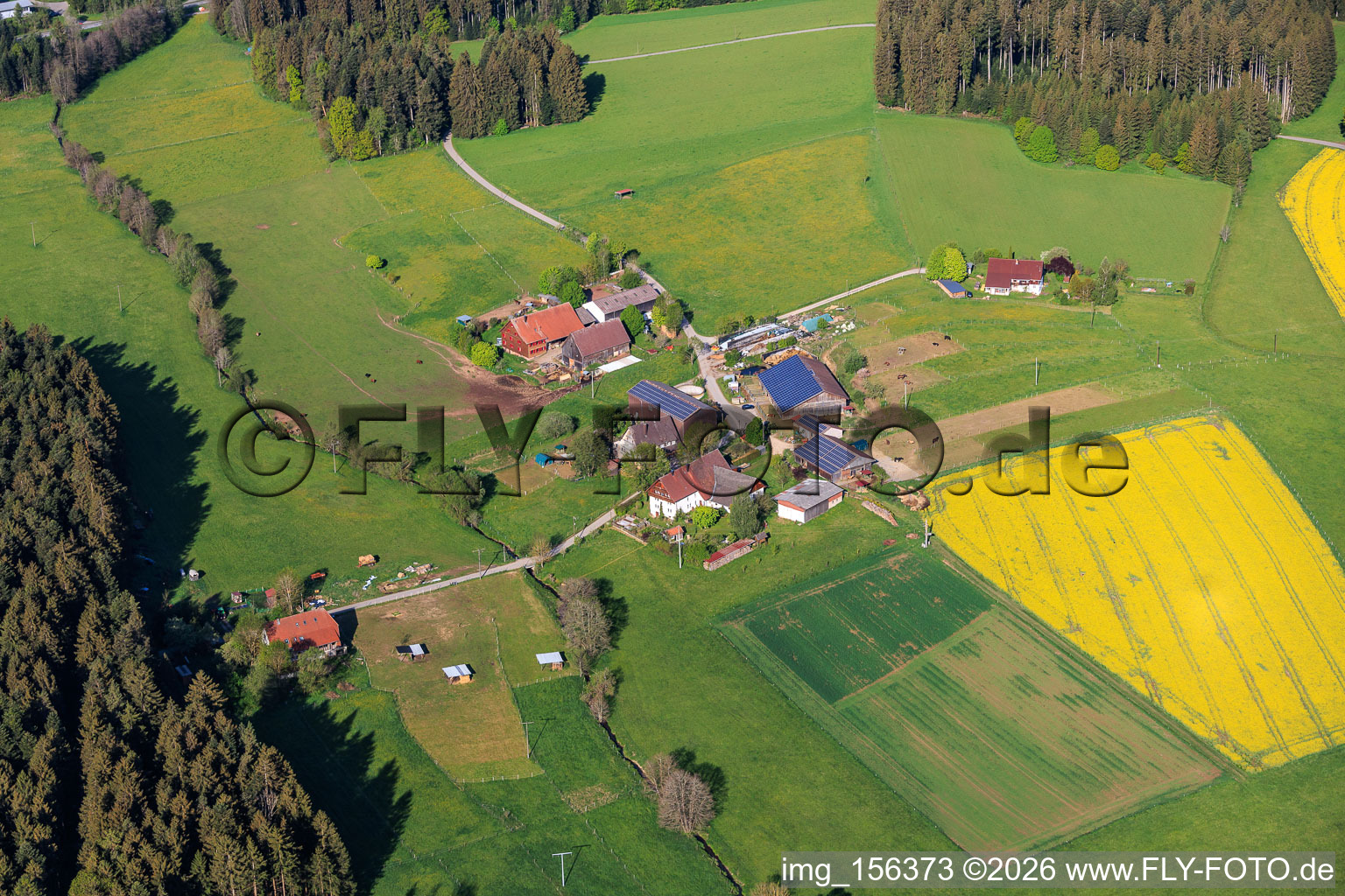 Stampfe district with Karl Mauch agriculture in Dunningen in the state Baden-Wuerttemberg, Germany