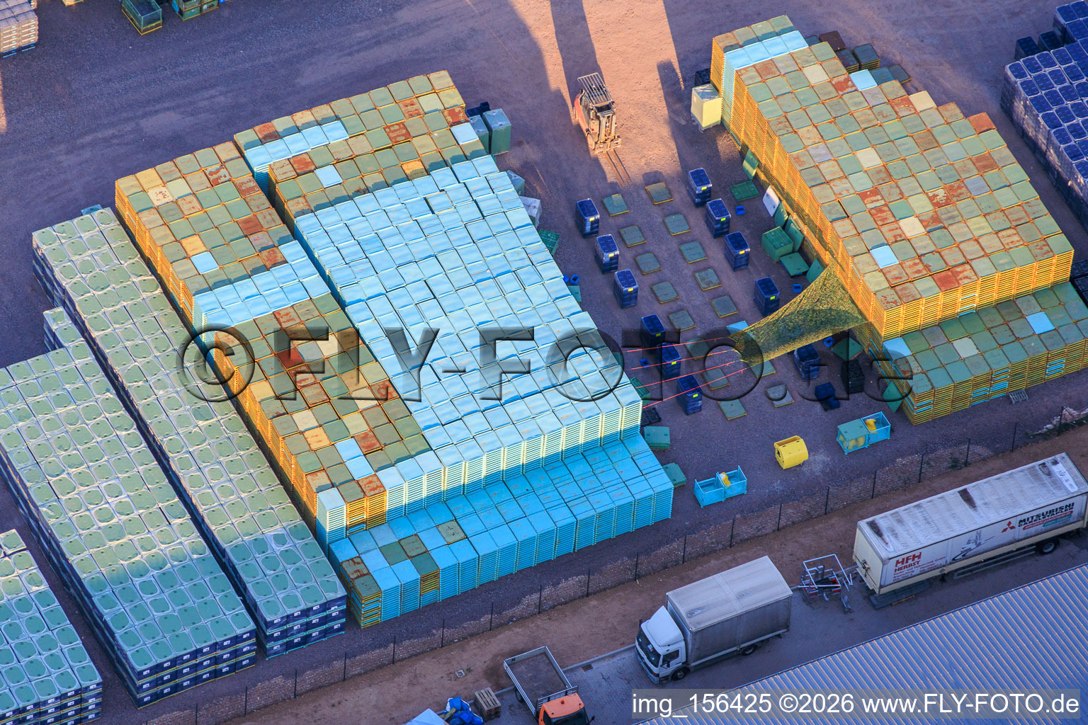 Expansion of the interpark industrial area in Niedersand in Offenbach an der Queich in the state Rhineland-Palatinate, Germany