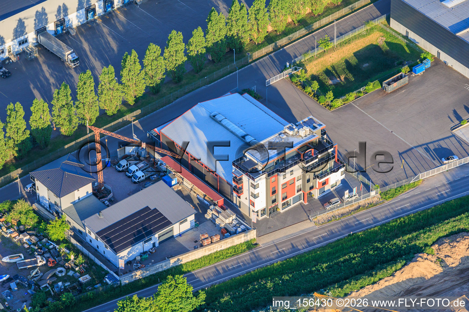 Victoria Interpark Hotel and Helwich Building in Offenbach an der Queich in the state Rhineland-Palatinate, Germany