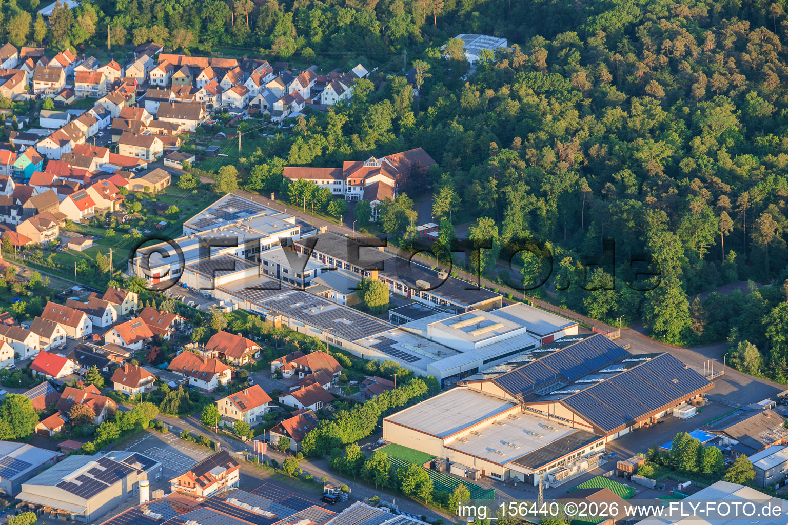 Production site of the insolvent Eichenauer in Hatzenbühl in the state Rhineland-Palatinate, Germany