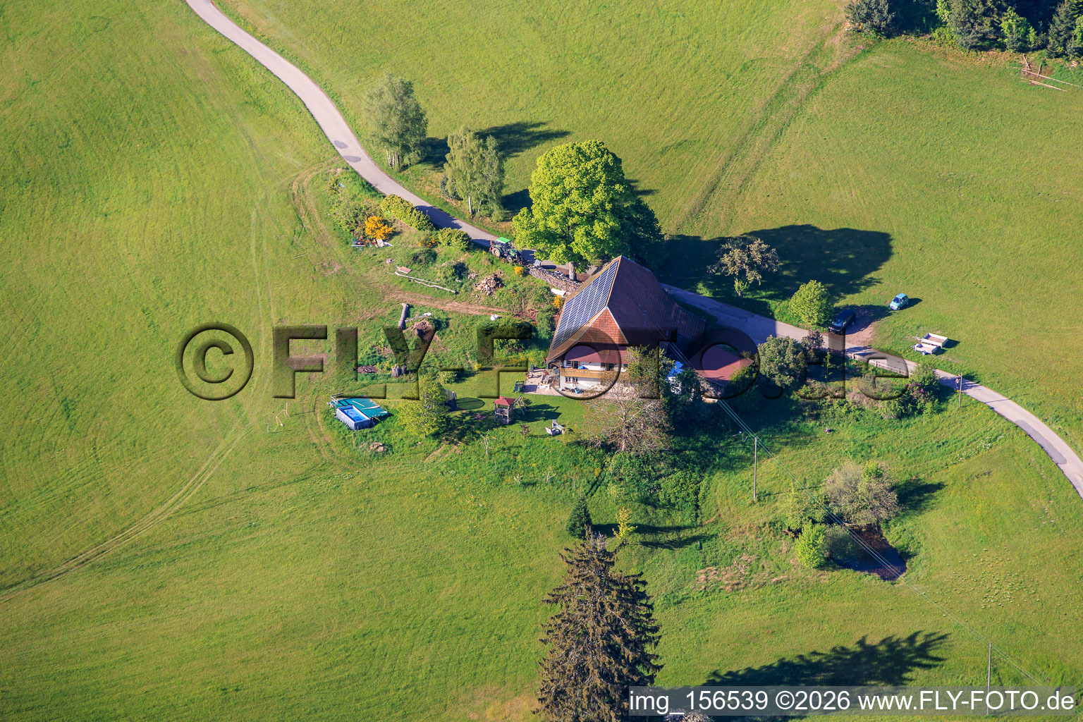 Black Forest farm at the Krährbauernhof in the district Reichenbach in Hornberg in the state Baden-Wuerttemberg, Germany
