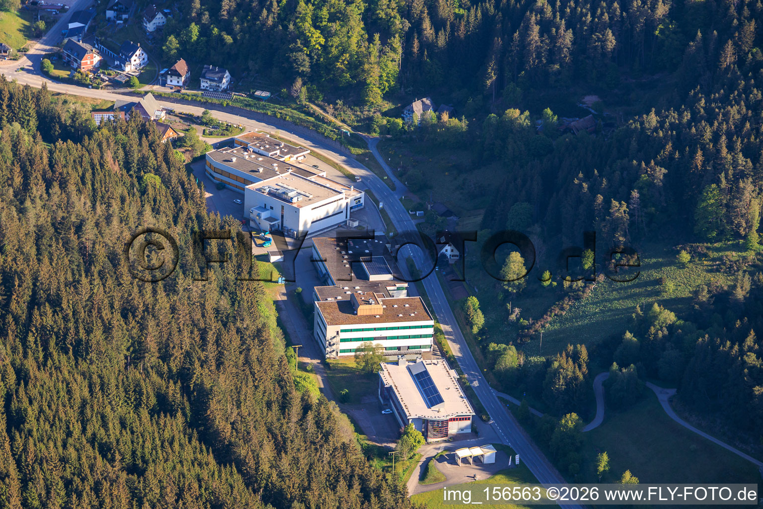 SKT Schwarzwälder Kugel- und Rollentechnik GmbH & Co. KG and Firmencampus blukii in the district Tennenbronn in Schramberg in the state Baden-Wuerttemberg, Germany