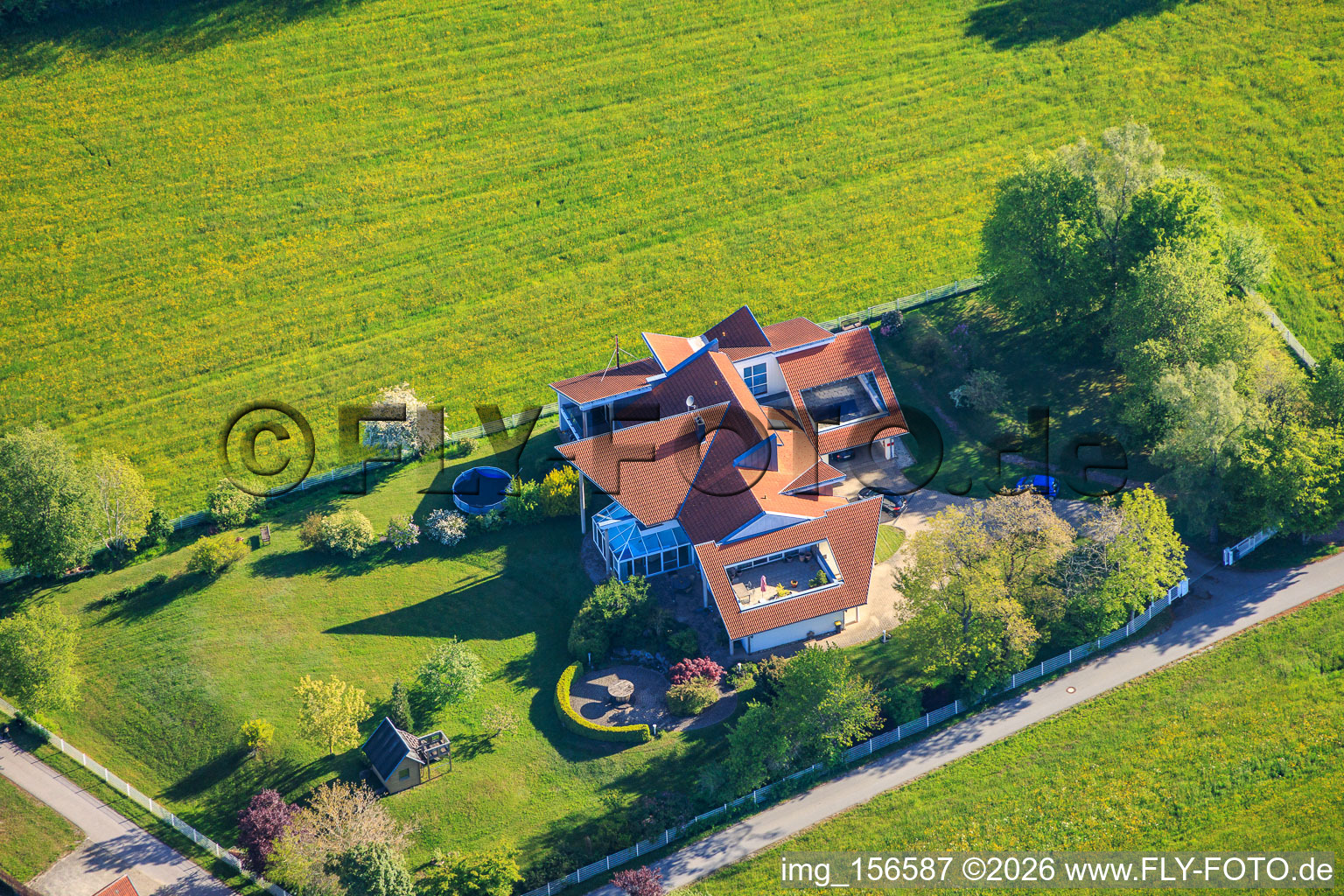 Modern villa in the Hutneck district in the district Sulgen in Schramberg in the state Baden-Wuerttemberg, Germany