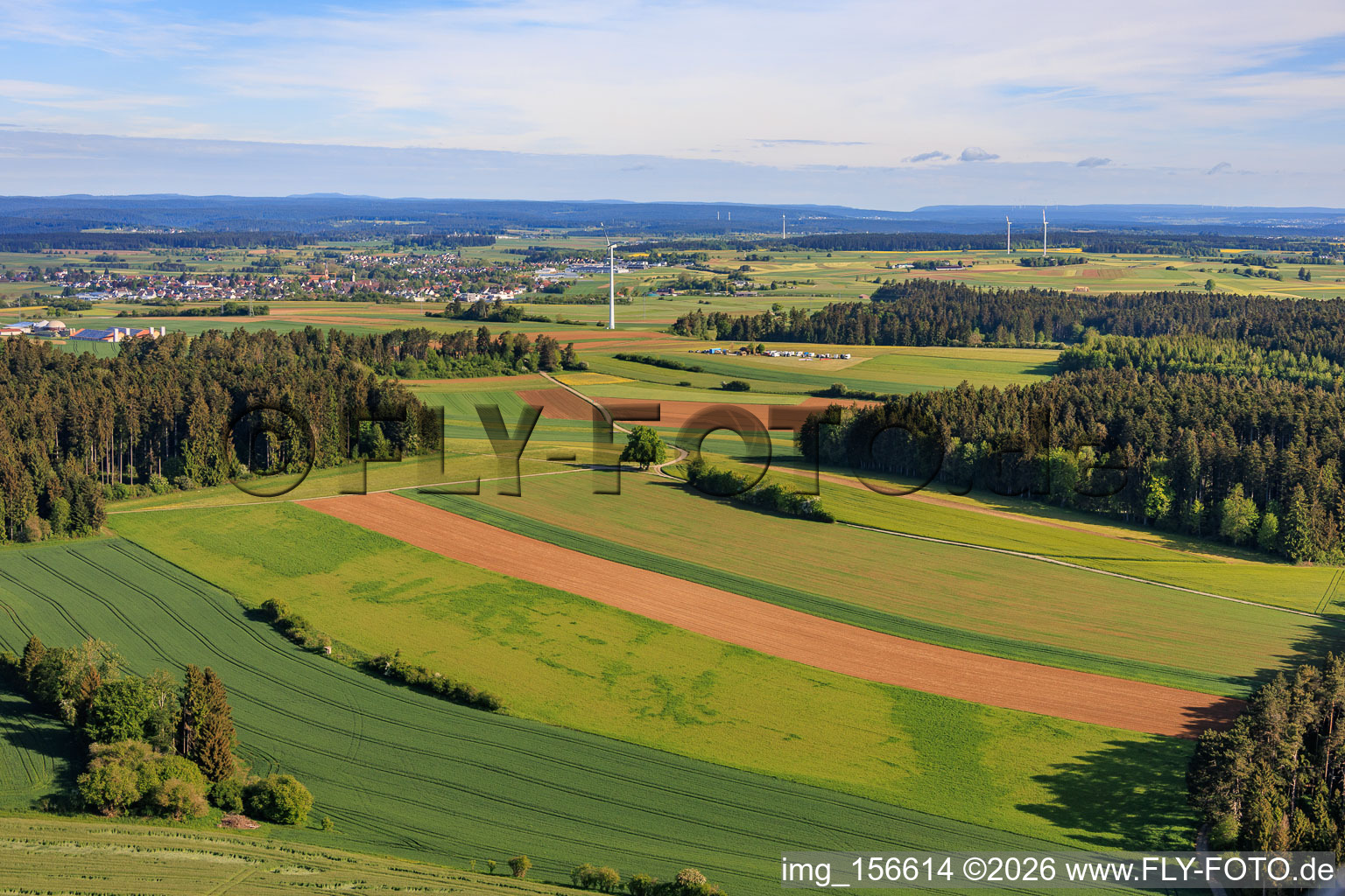 Special landing site for paramotors Waldmössingen in the district Waldmössingen in Schramberg in the state Baden-Wuerttemberg, Germany
