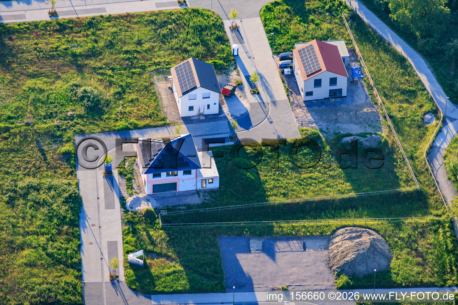 First residential building sites in the new development area “Im Brühl” with a total of 68 building plots in Leimersheim in the state Rhineland-Palatinate, Germany