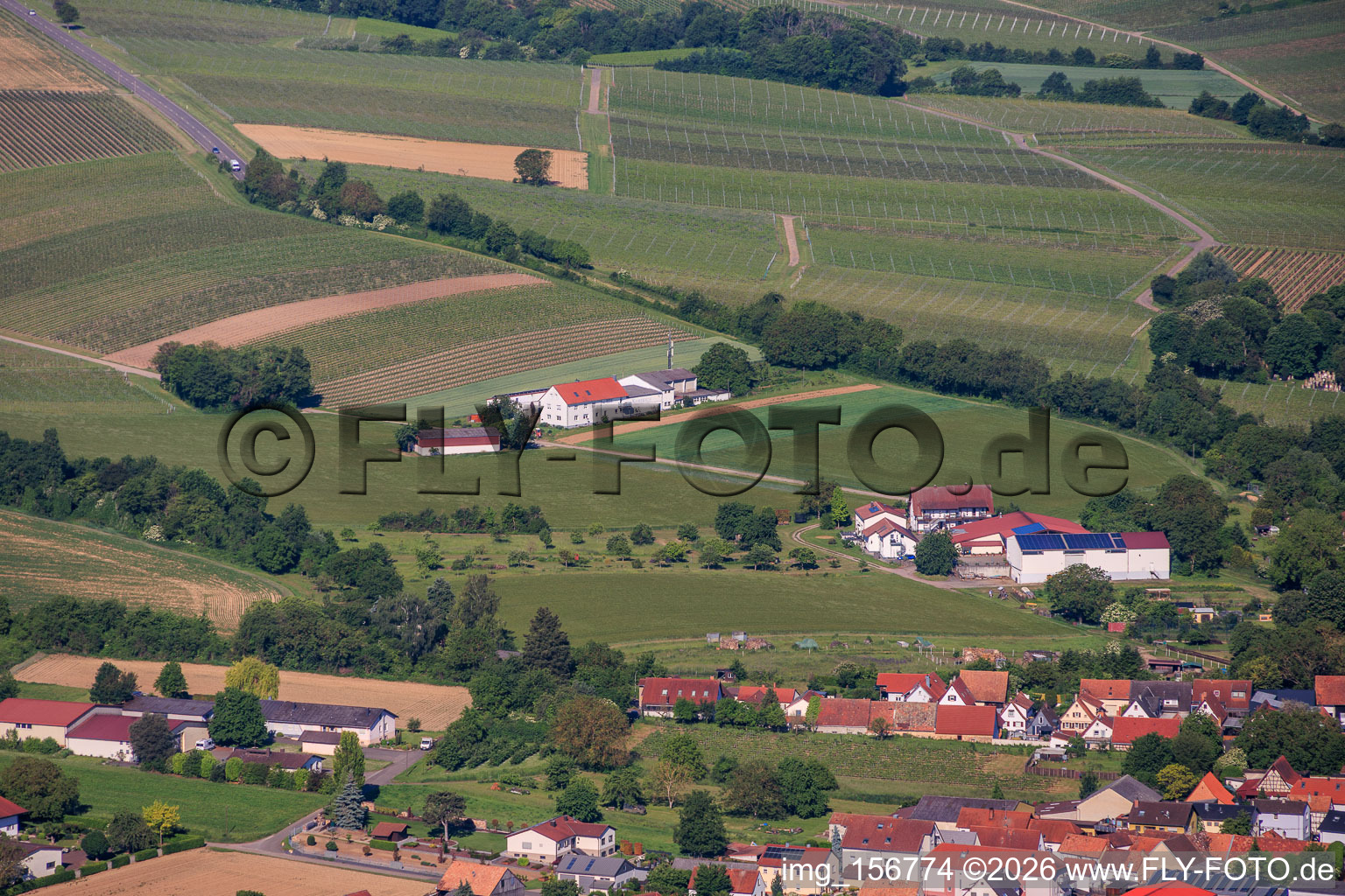 Kehler Hof in the district Ingenheim in Billigheim-Ingenheim in the state Rhineland-Palatinate, Germany