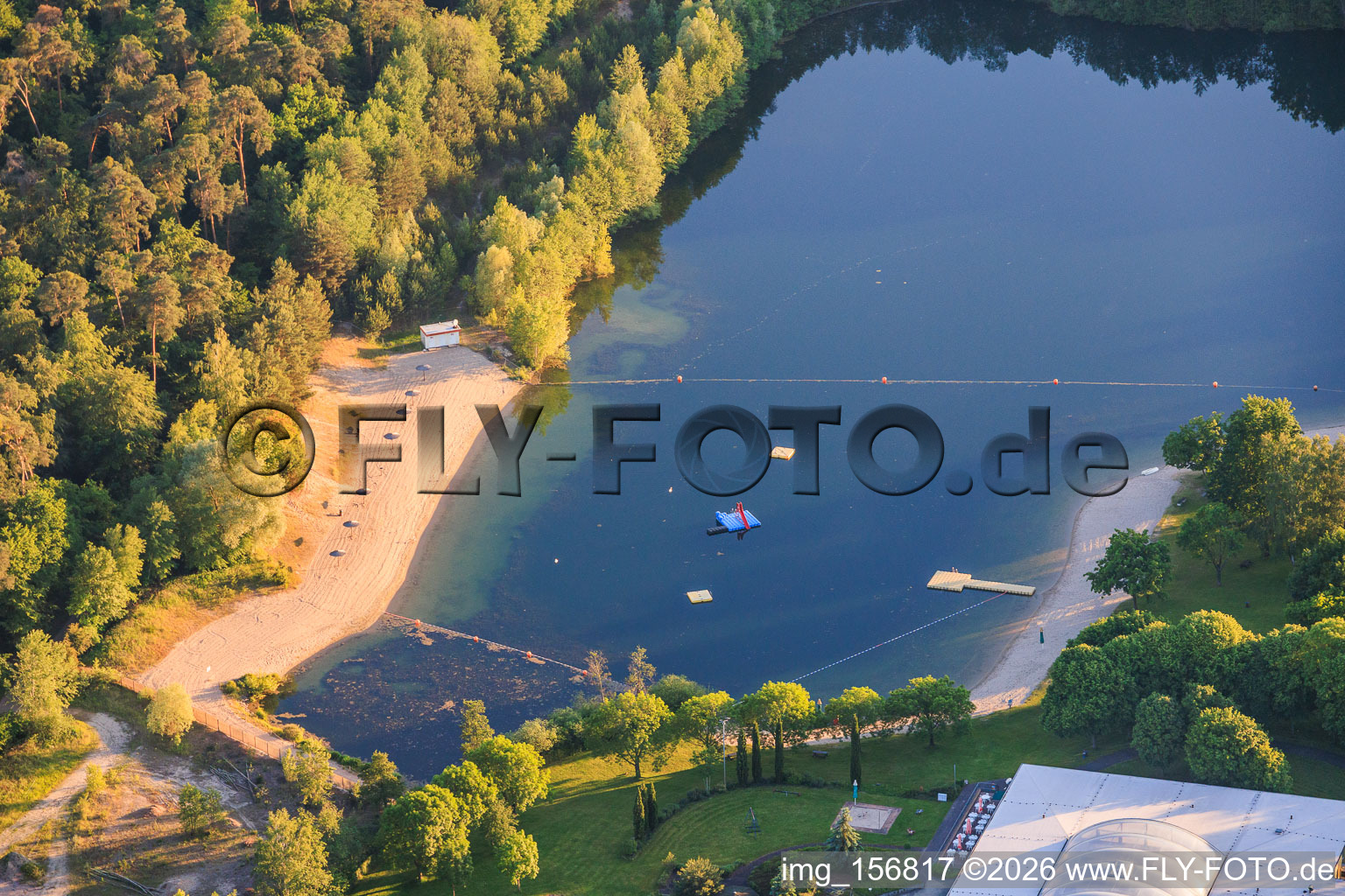 Beach resort Rülzheim in Rülzheim in the state Rhineland-Palatinate, Germany
