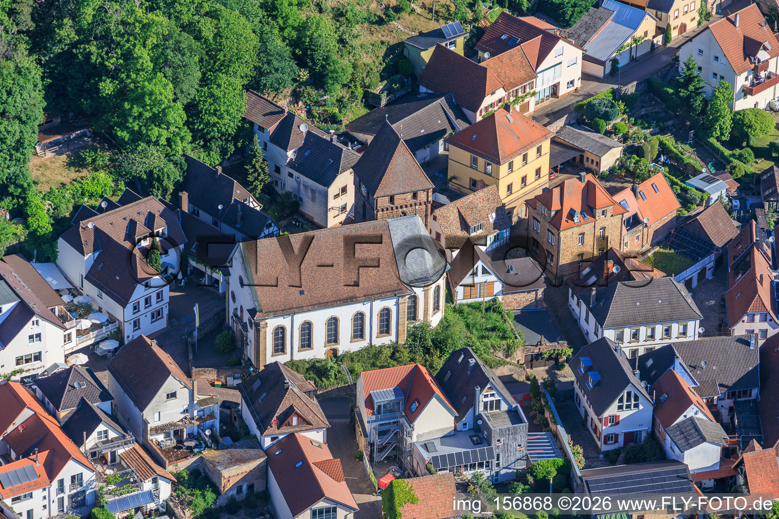 Catholic Church of St. Stephen in Gleisweiler in the state Rhineland-Palatinate, Germany