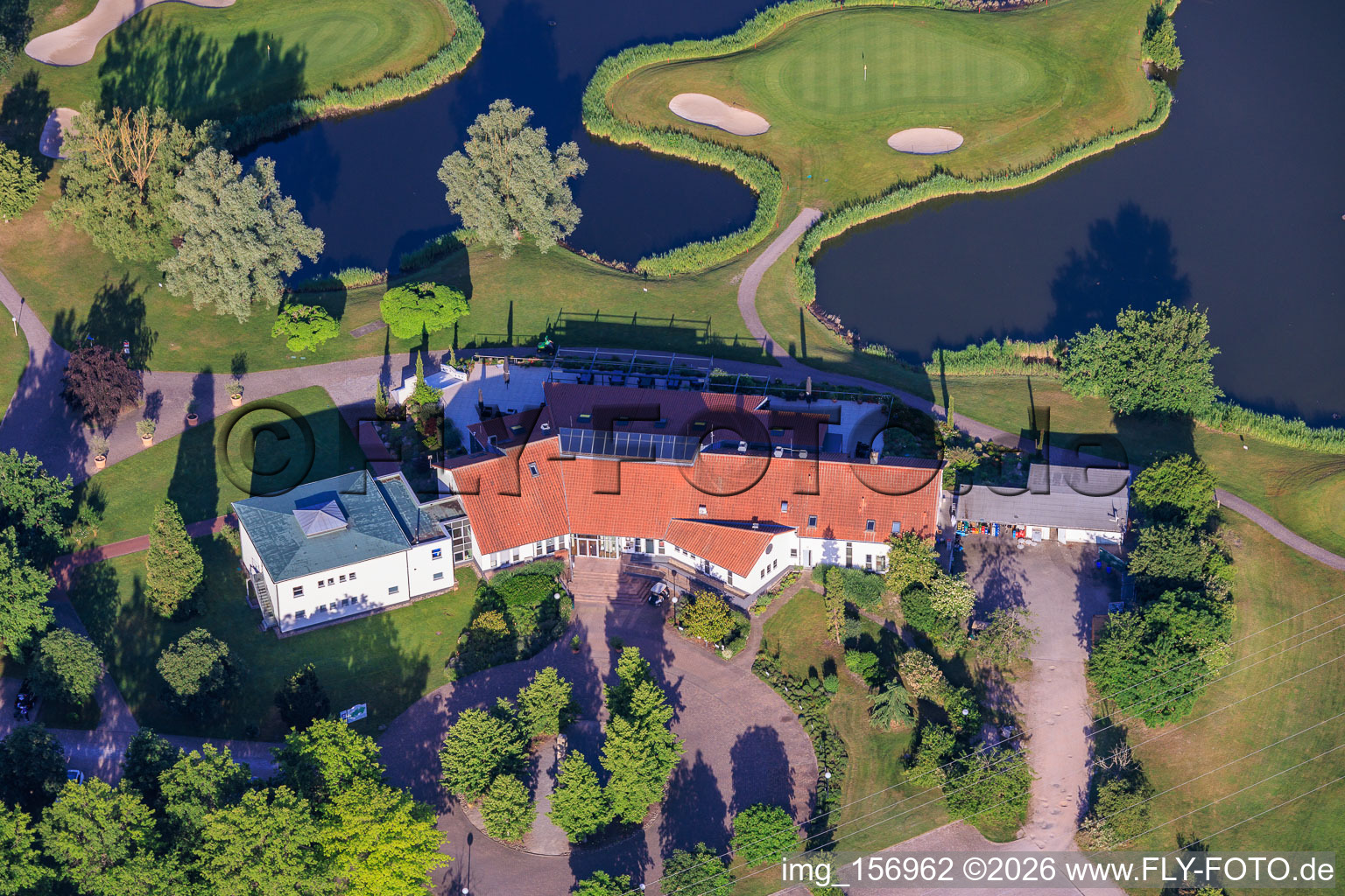 Golf Restaurant La Maison at Golfpark Kurpfalz in Limburgerhof in the state Rhineland-Palatinate, Germany