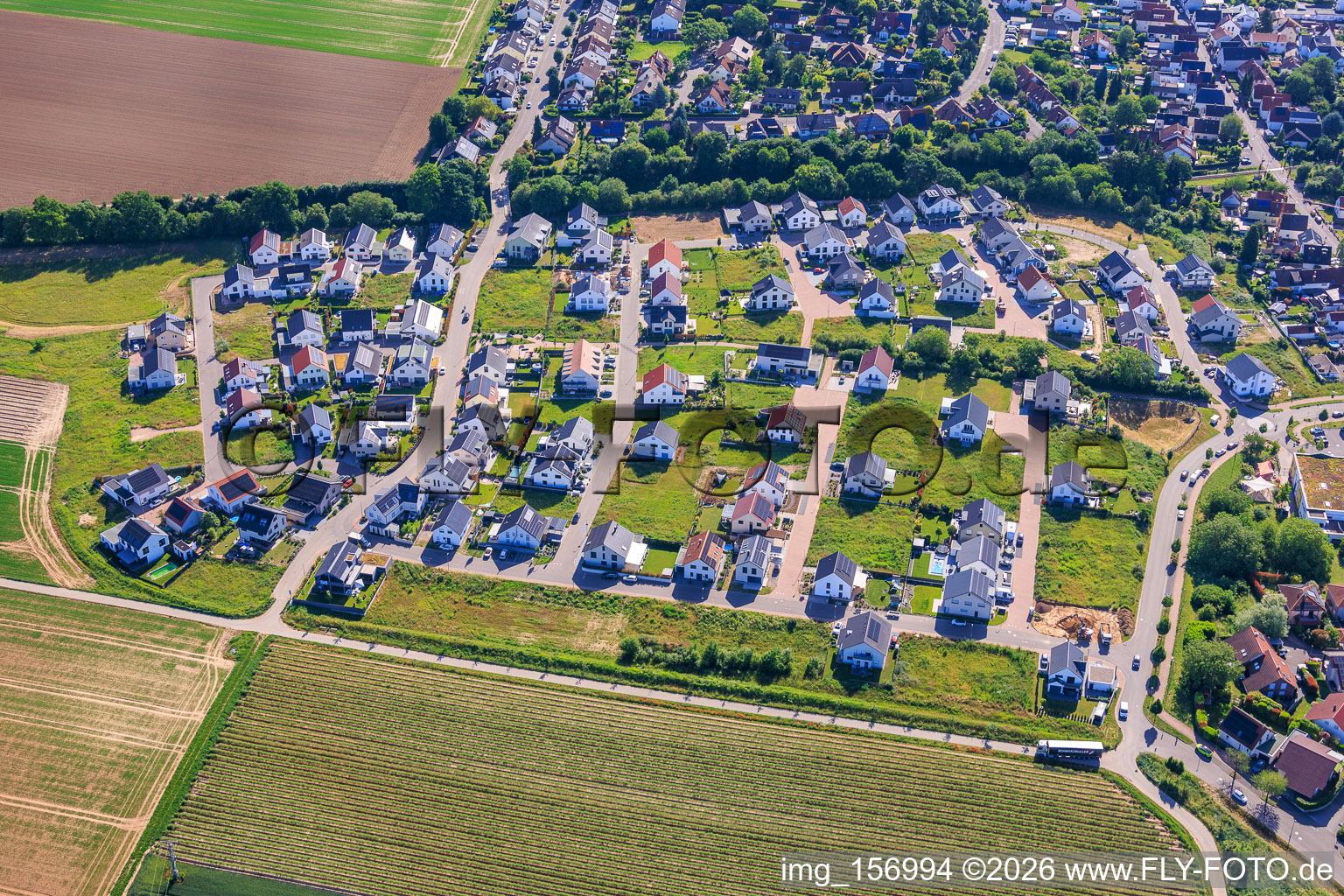 New development area K2 in Kandel in the state Rhineland-Palatinate, Germany