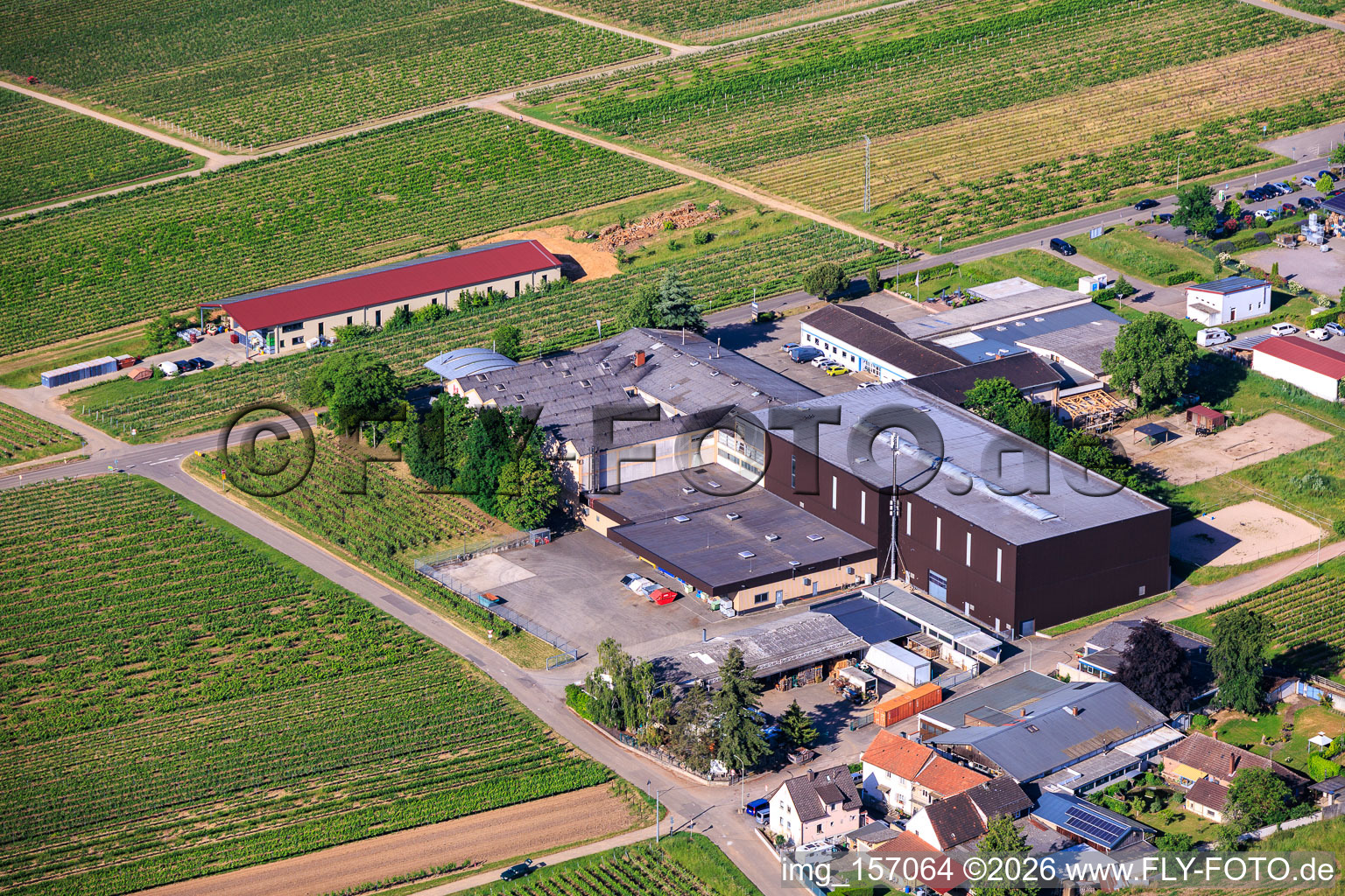 Rietburg Wine Cooperative and Ebinger GmbH in Rhodt unter Rietburg in the state Rhineland-Palatinate, Germany