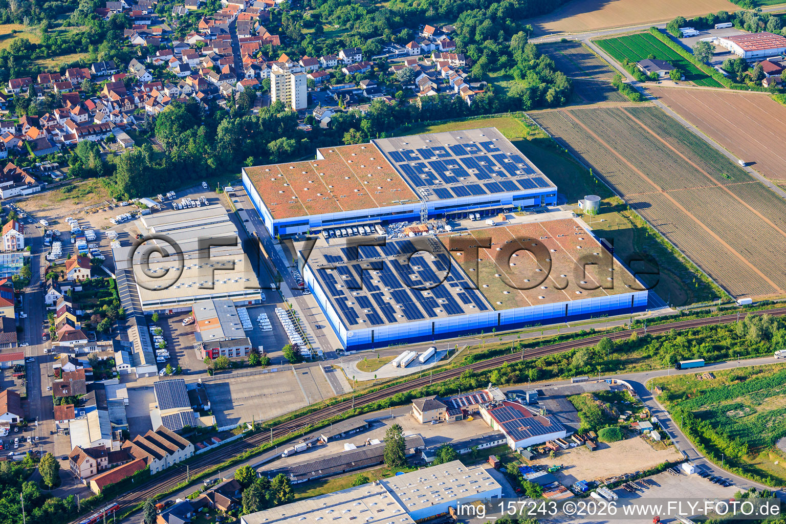 4PX MHGA express GmbH at Ketzerweg in Schifferstadt in the state Rhineland-Palatinate, Germany