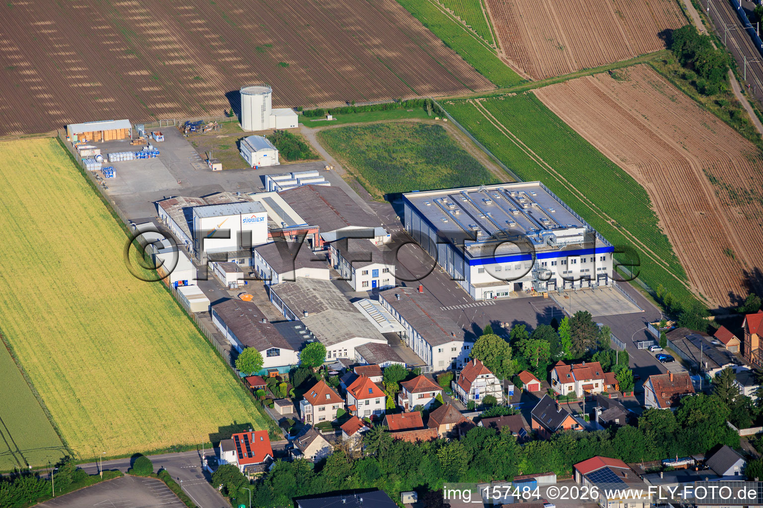 Südwest Lacke+Farben GmbH & Co KG in the district Böhl in Böhl-Iggelheim in the state Rhineland-Palatinate, Germany