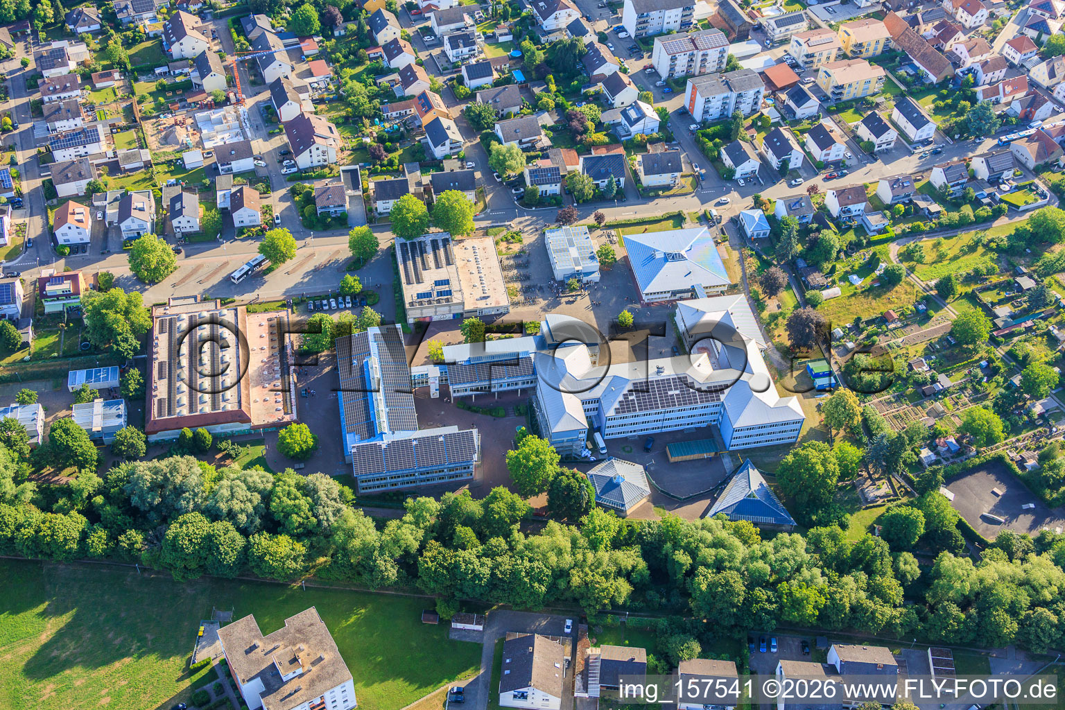 PAMINA School Center Herxheim in Herxheim bei Landau in the state Rhineland-Palatinate, Germany