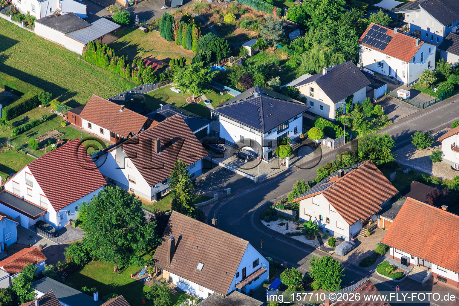Garden Street in Winden in the state Rhineland-Palatinate, Germany