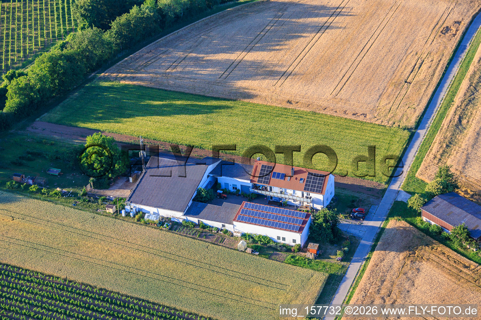 Kehler Hof farmstead in the district Ingenheim in Billigheim-Ingenheim in the state Rhineland-Palatinate, Germany