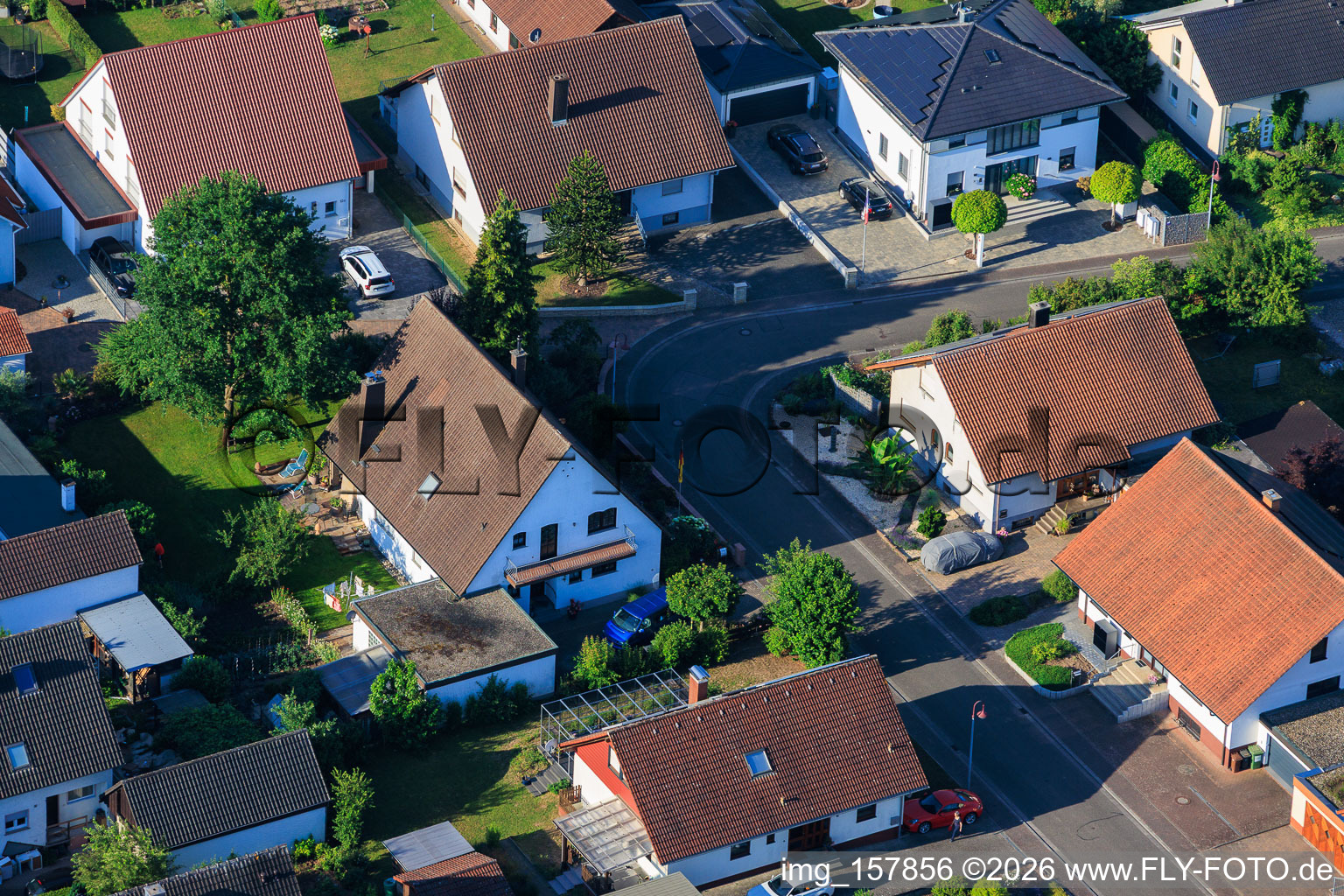 Garden Street in Winden in the state Rhineland-Palatinate, Germany