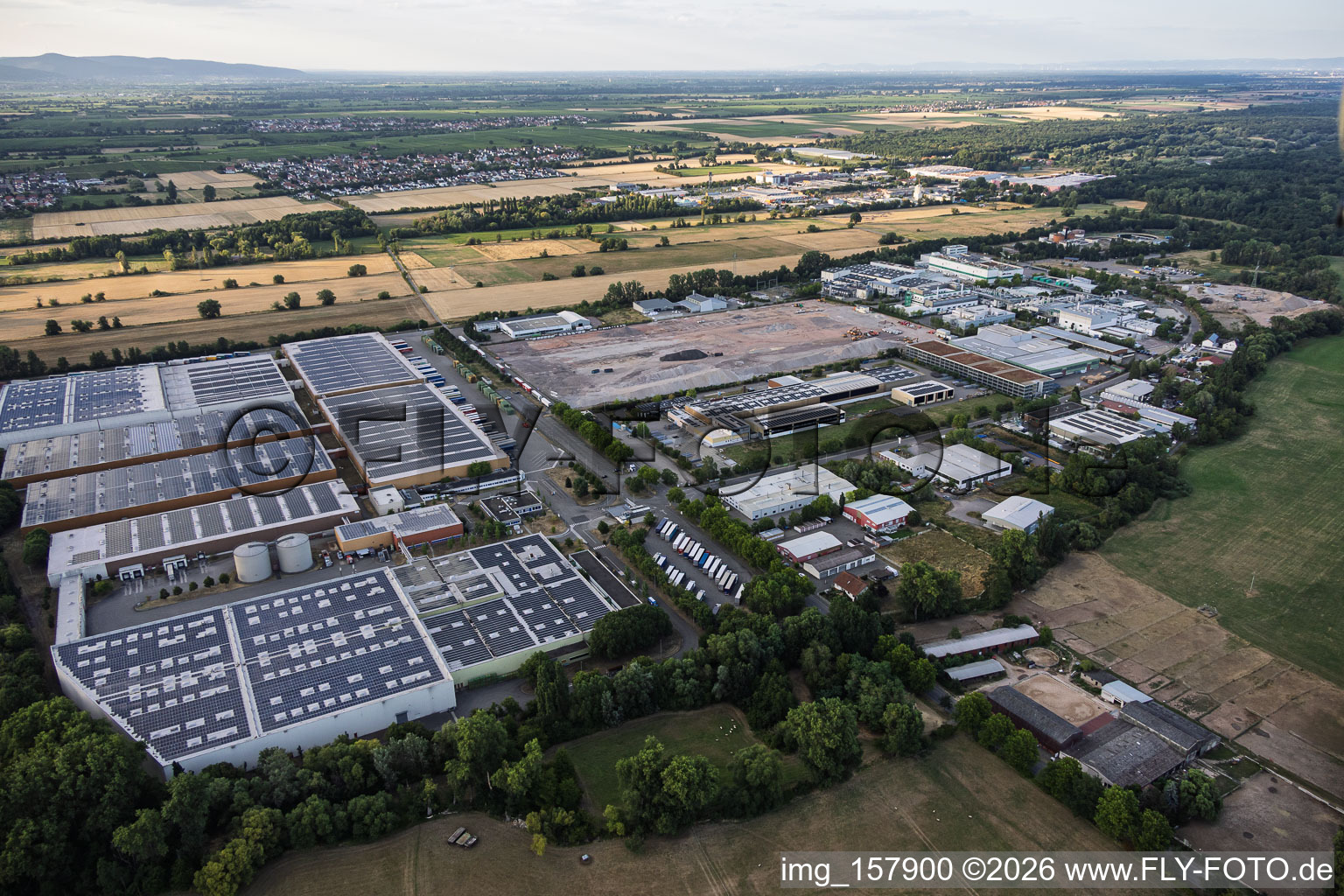 Cleared site for Cain International's new logistics center by project developer NVELOP in Landau in der Pfalz in the state Rhineland-Palatinate, Germany