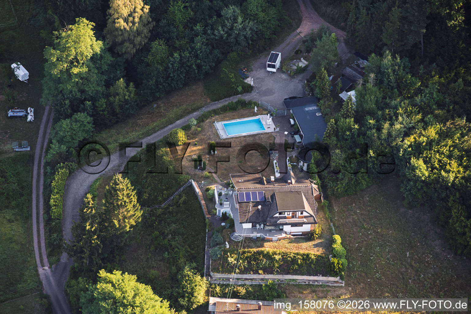 Villa with pool on the Roman Road in Silz in the state Rhineland-Palatinate, Germany