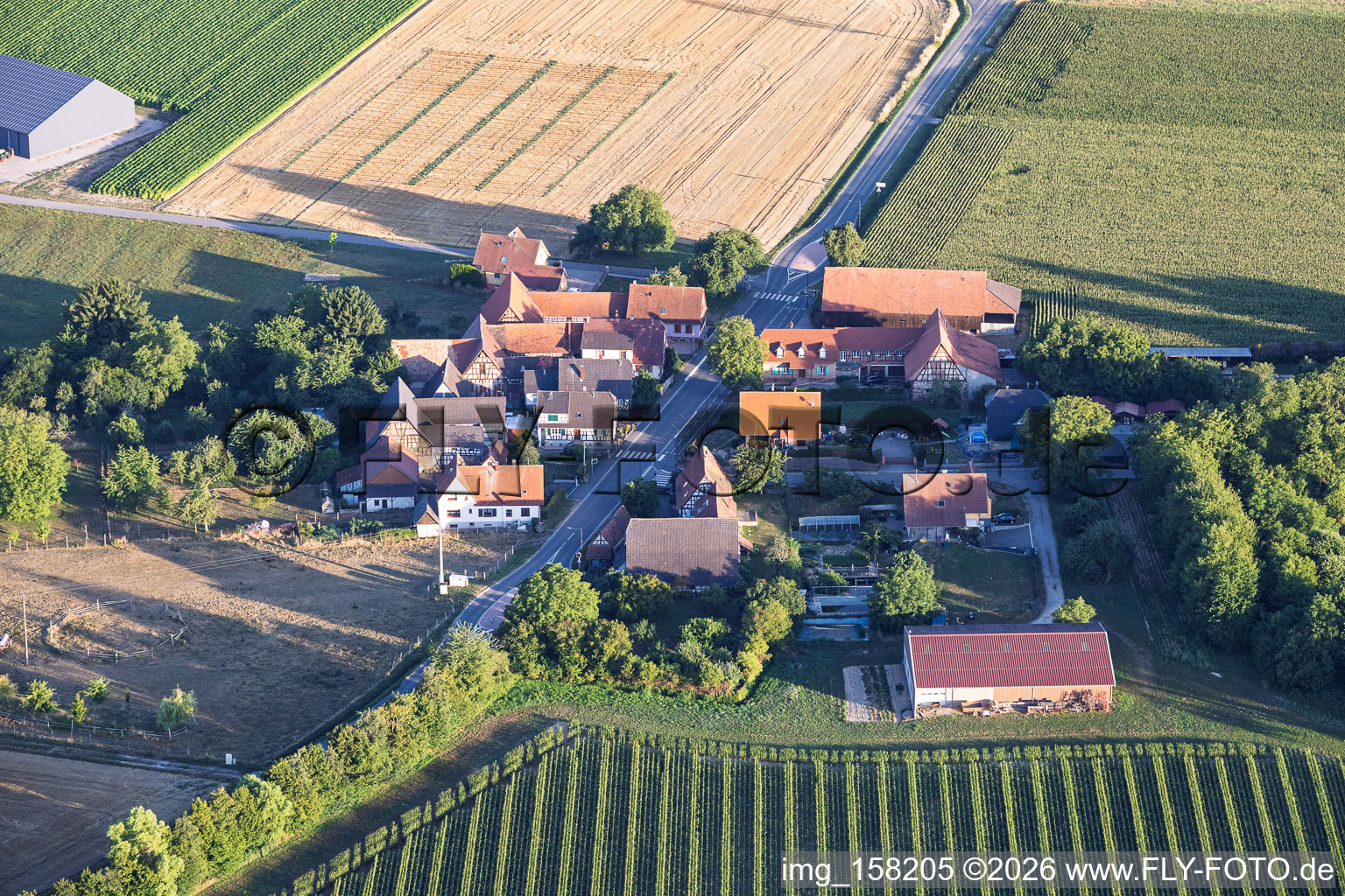 Geitershof district in the district Altenstadt in Wissembourg in the state Bas-Rhin, France