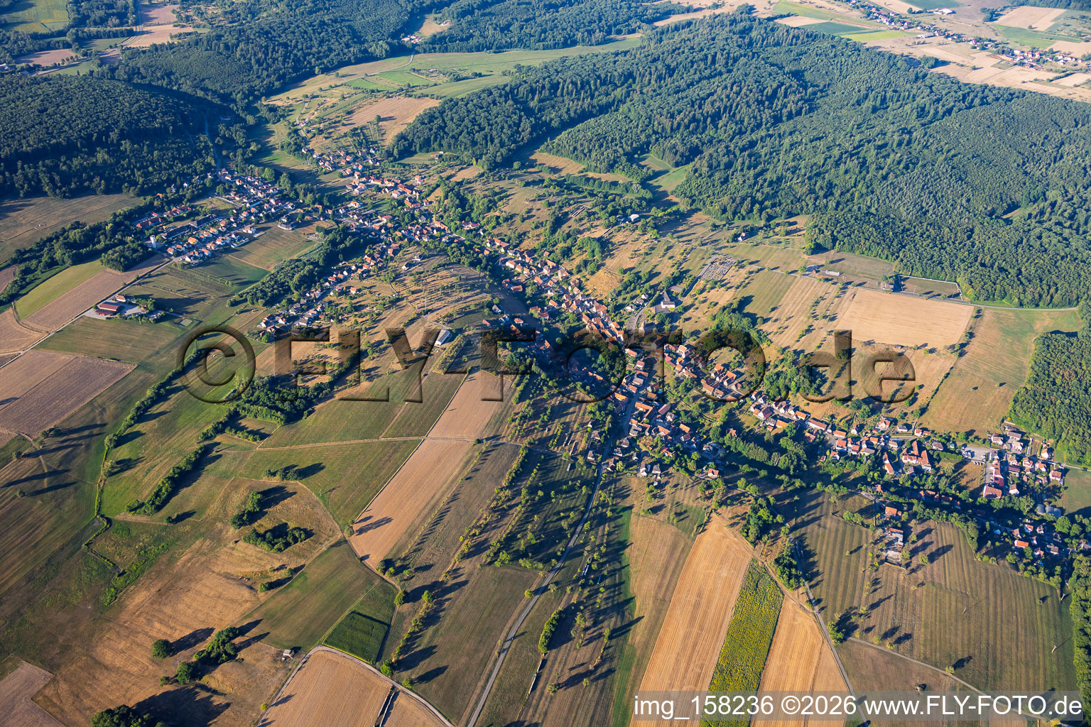 From the northeast in Langensoultzbach in the state Bas-Rhin, France