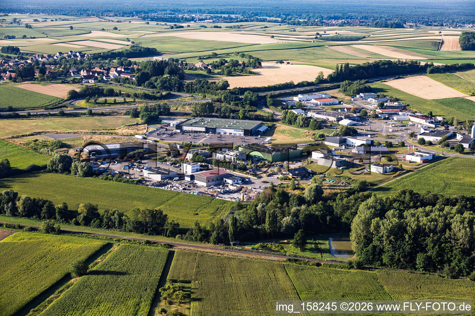 East Industrial Park in Soultz-sous-Forêts in the state Bas-Rhin, France