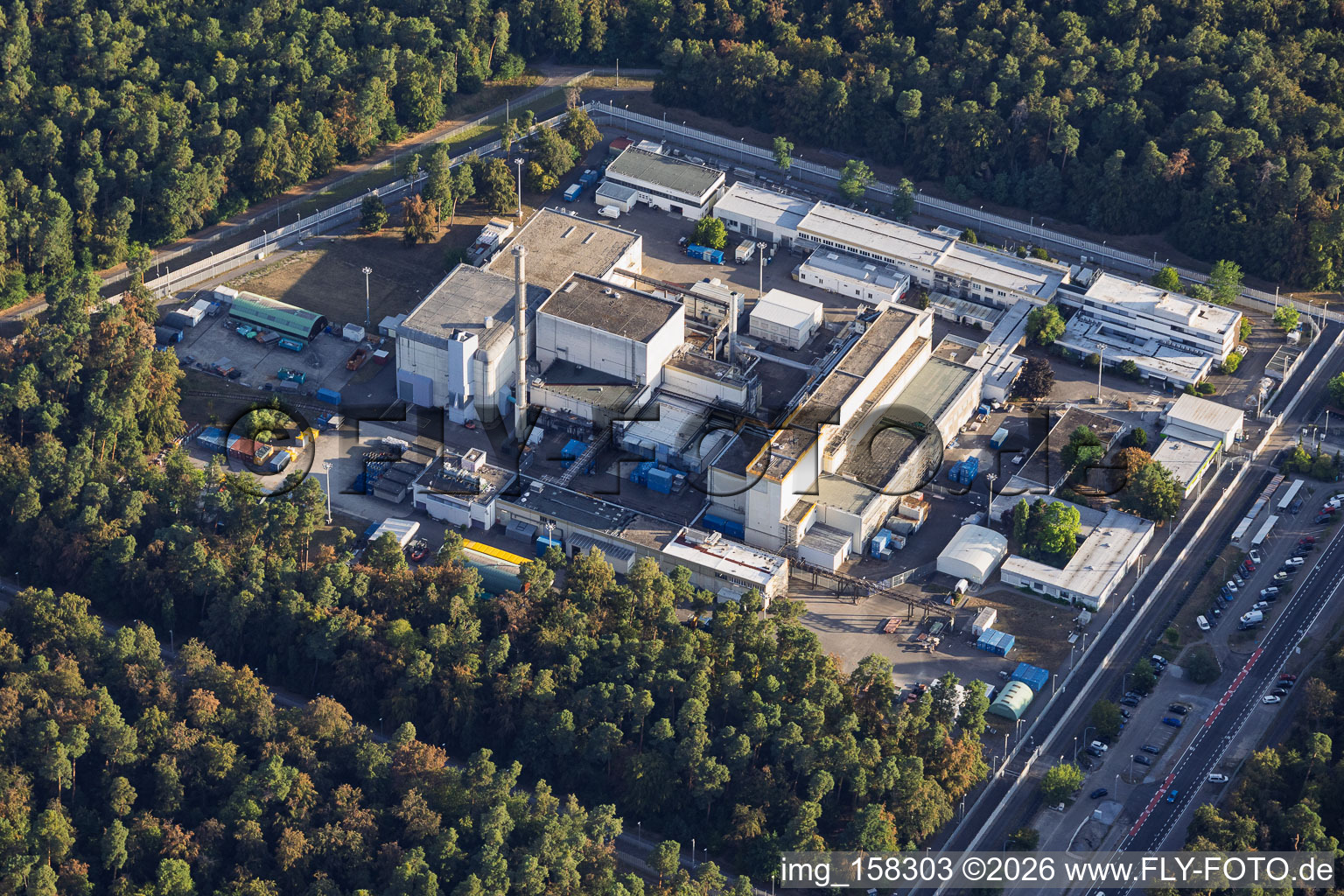 Karlsruhe Reprocessing Plant (WAK) in Linkenheim-Hochstetten in the state Baden-Wuerttemberg, Germany
