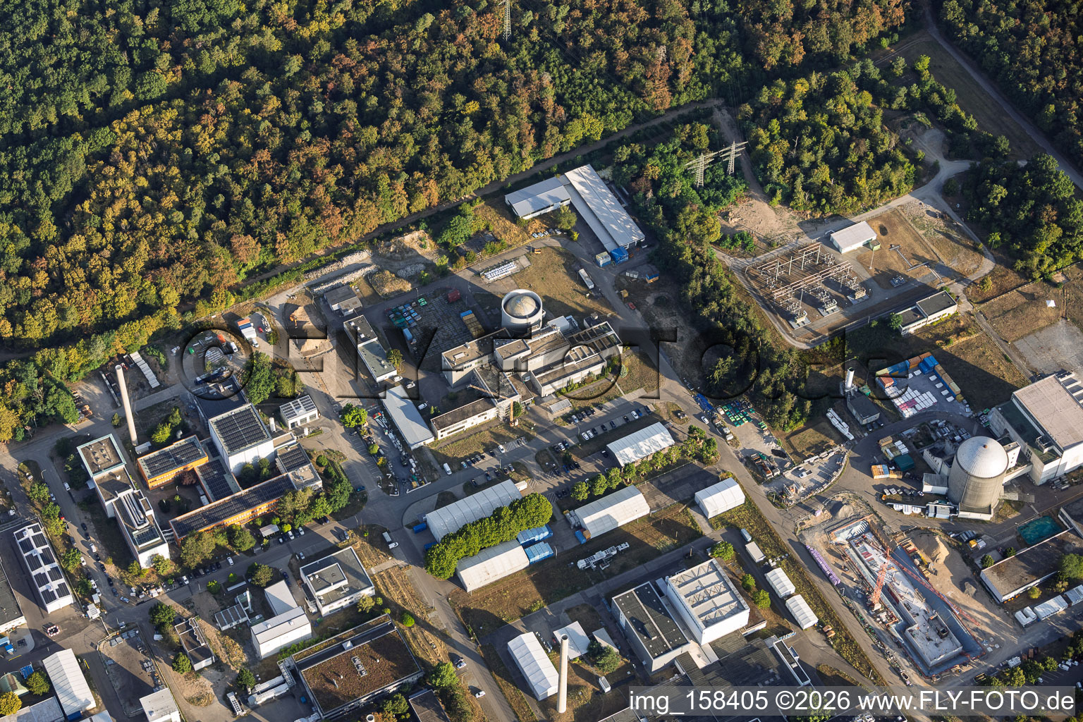 Karlsruhe Institute of Technology – North Campus with the Institute of Catalysis Research & Technology (IKFT) and KNK Personnel Dosimetry and Training in the district Leopoldshafen in Eggenstein-Leopoldshafen in the state Baden-Wuerttemberg, Germany