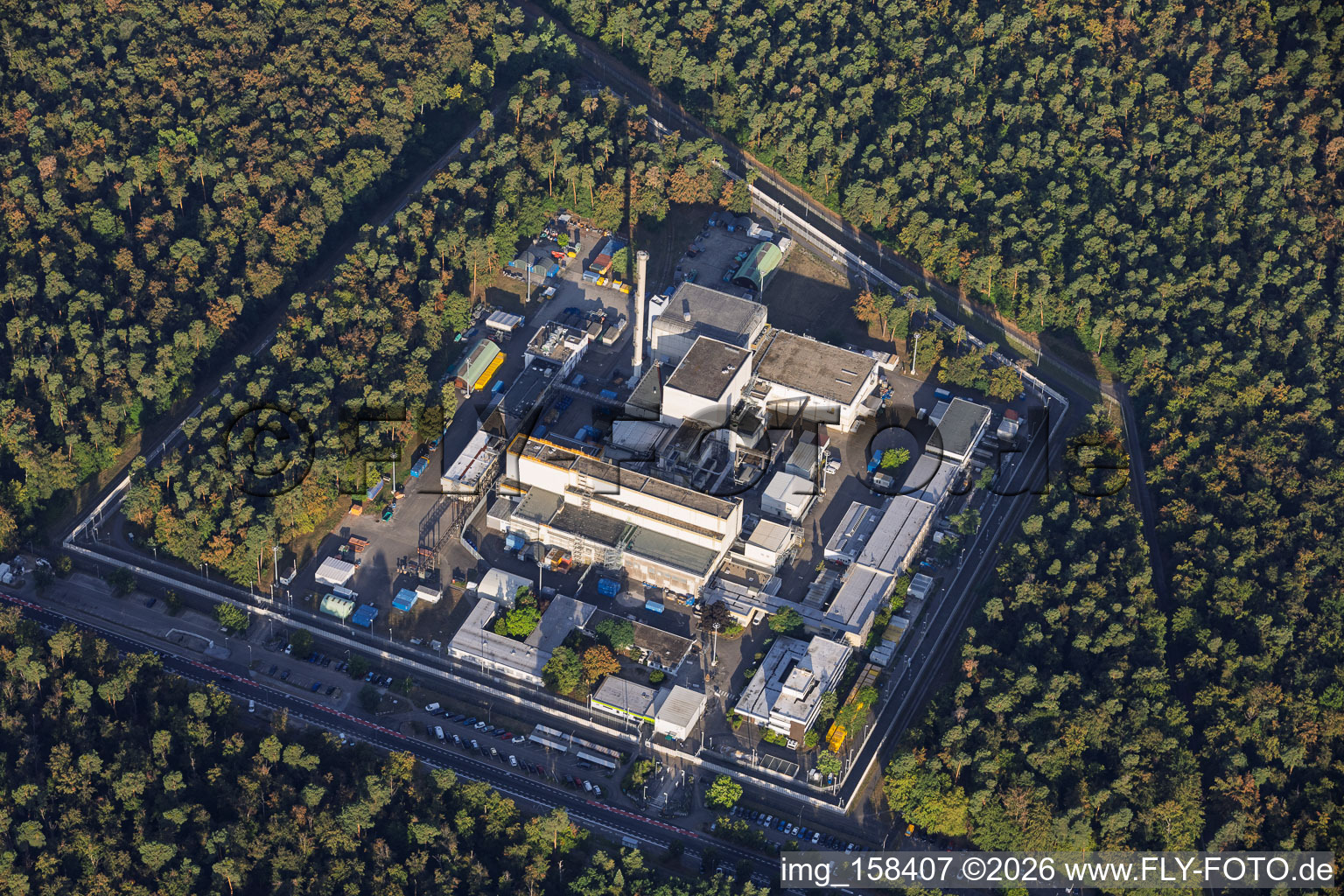 Karlsruhe Reprocessing Plant (WAK) in Linkenheim-Hochstetten in the state Baden-Wuerttemberg, Germany