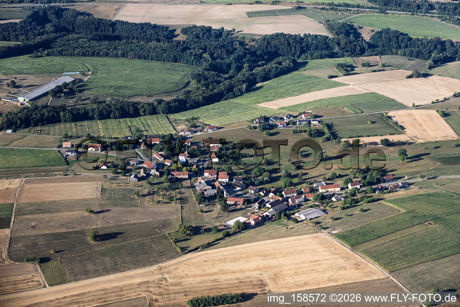 From the north in Nussweiler in the state Moselle, France