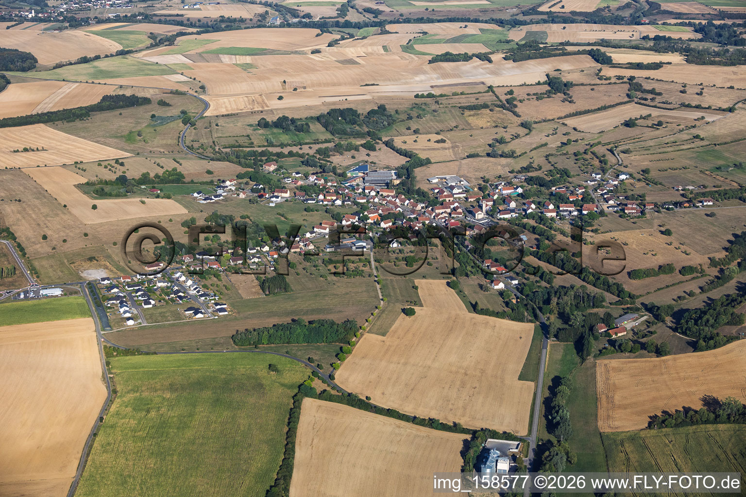 From the southeast in Epping in the state Moselle, France