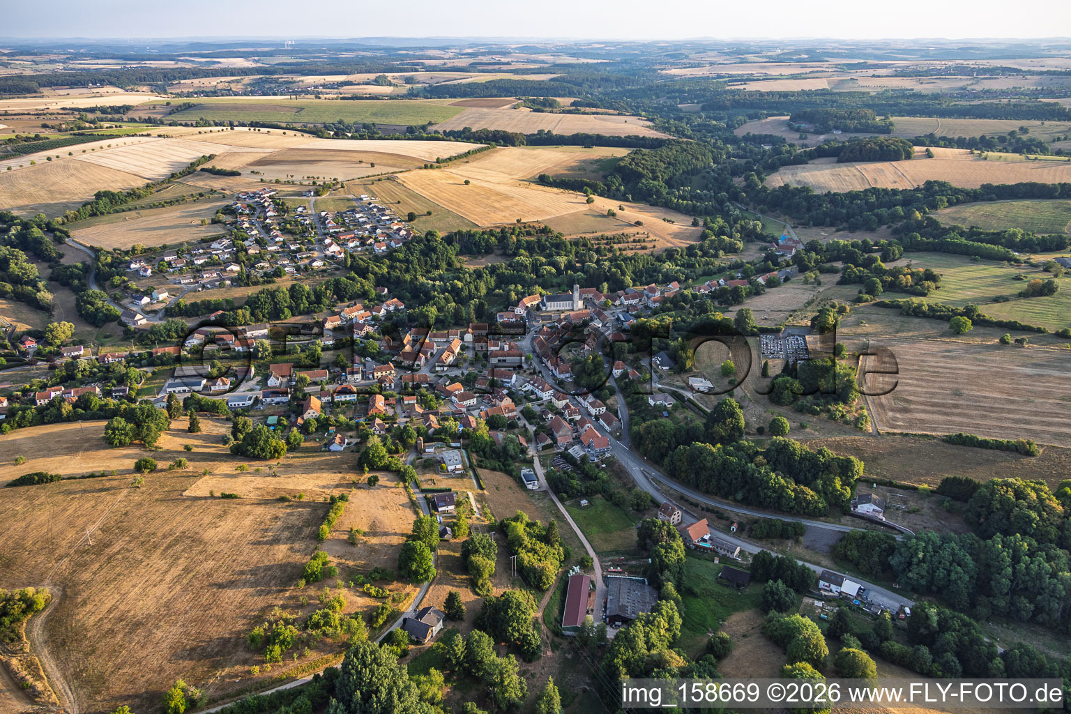 From the south in Volmunster in the state Moselle, France