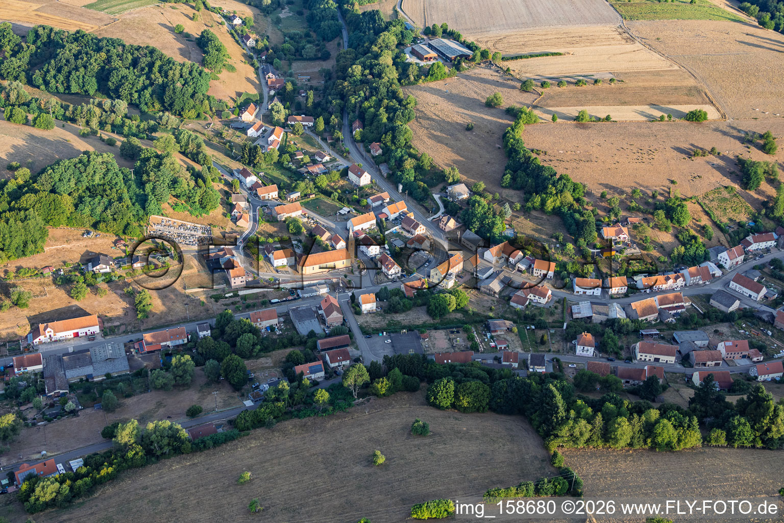 From the southeast in Breidenbach in the state Moselle, France