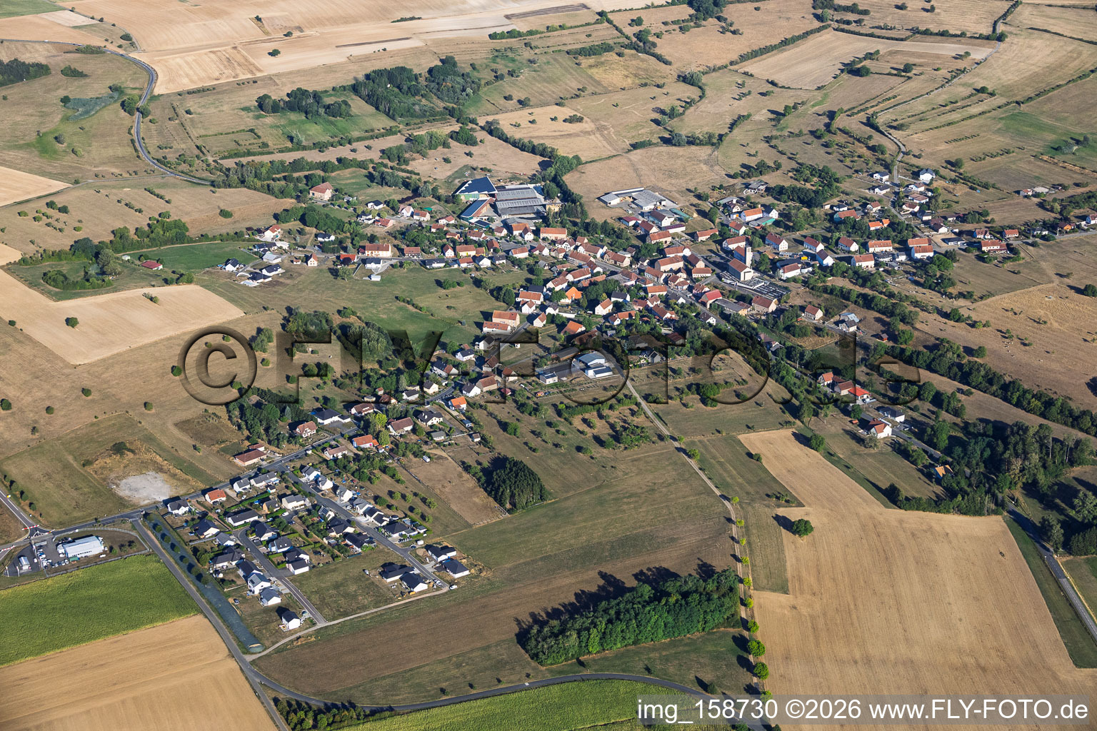 From the southeast in Epping in the state Moselle, France