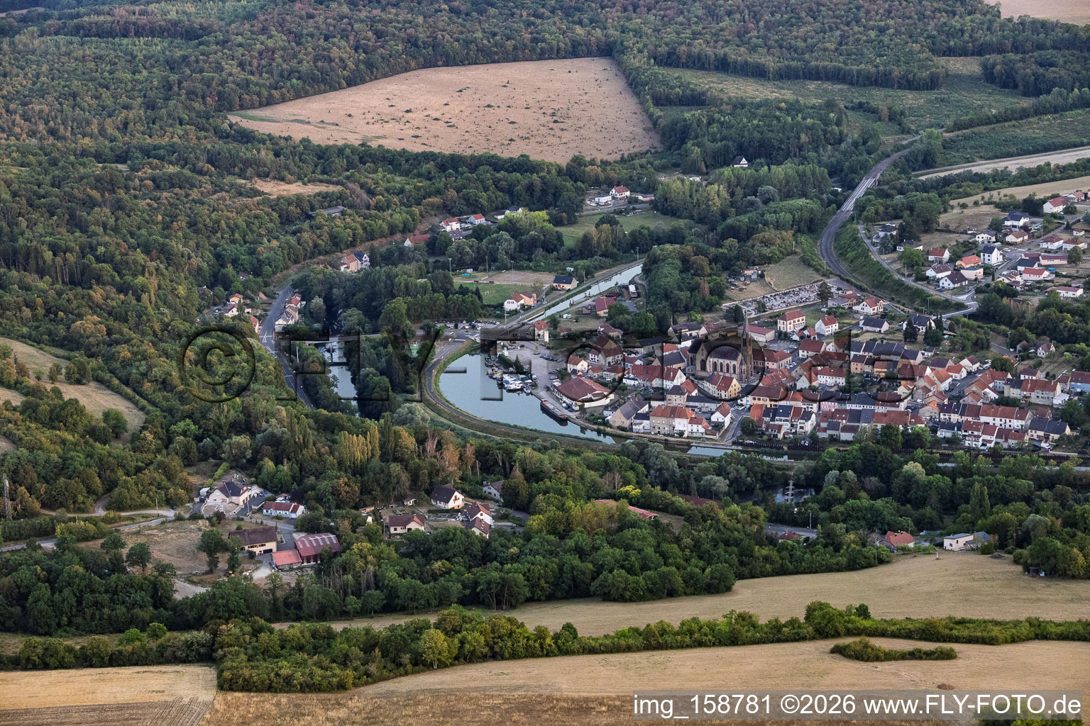 From the north in Wittring in the state Moselle, France