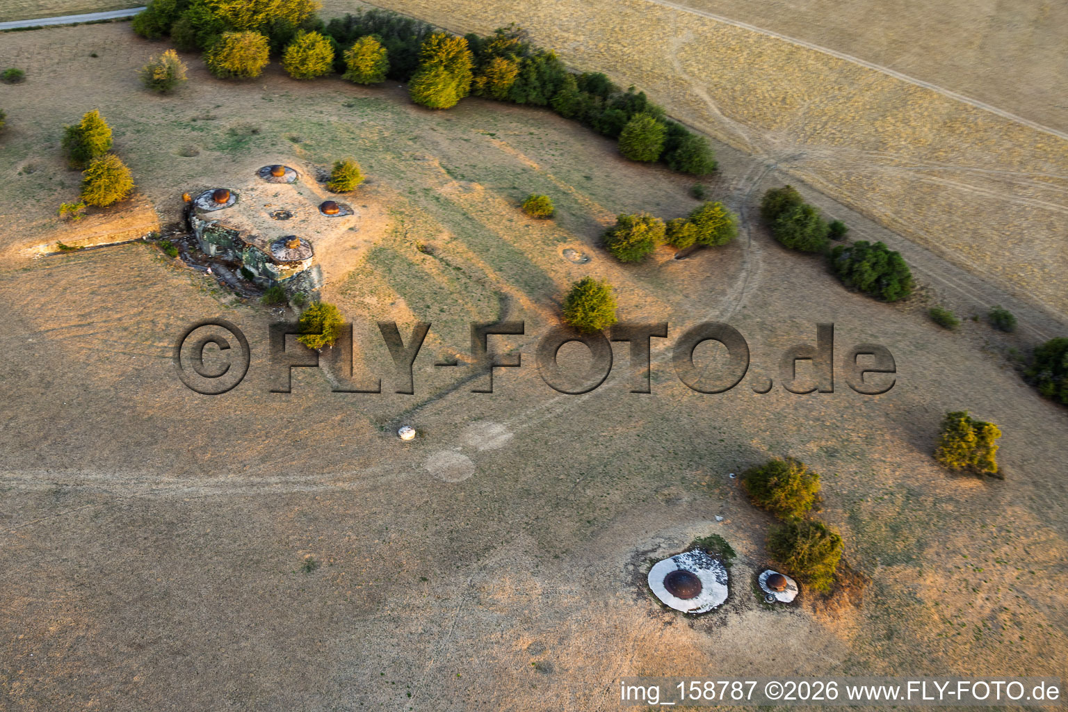 Maginot Line bunker in Achen in the state Moselle, France