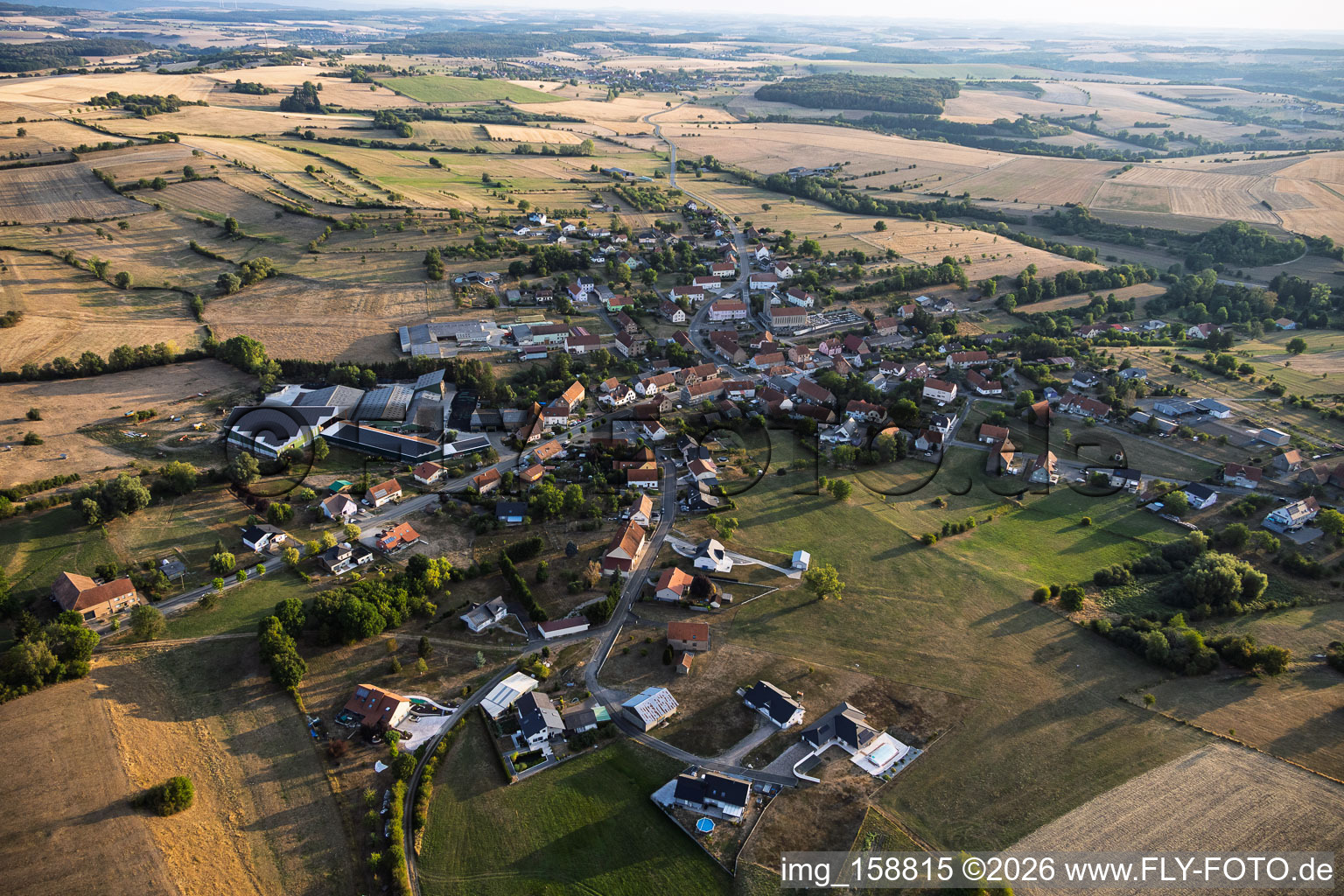 From the southwest in Epping in the state Moselle, France