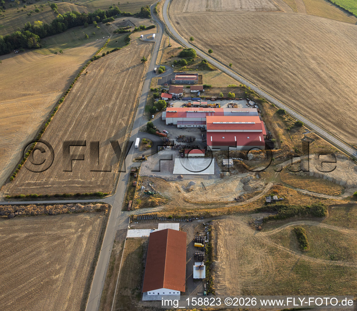 Industrial park featuring Construction Métallique and MTM Motocross in Volmunster in the state Moselle, France