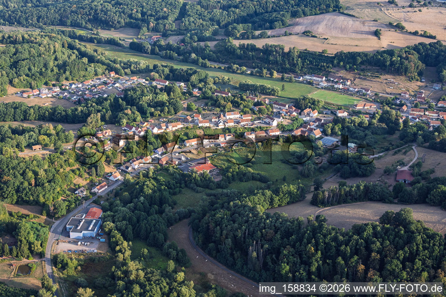 From the southeast in Waldhouse in the state Moselle, France
