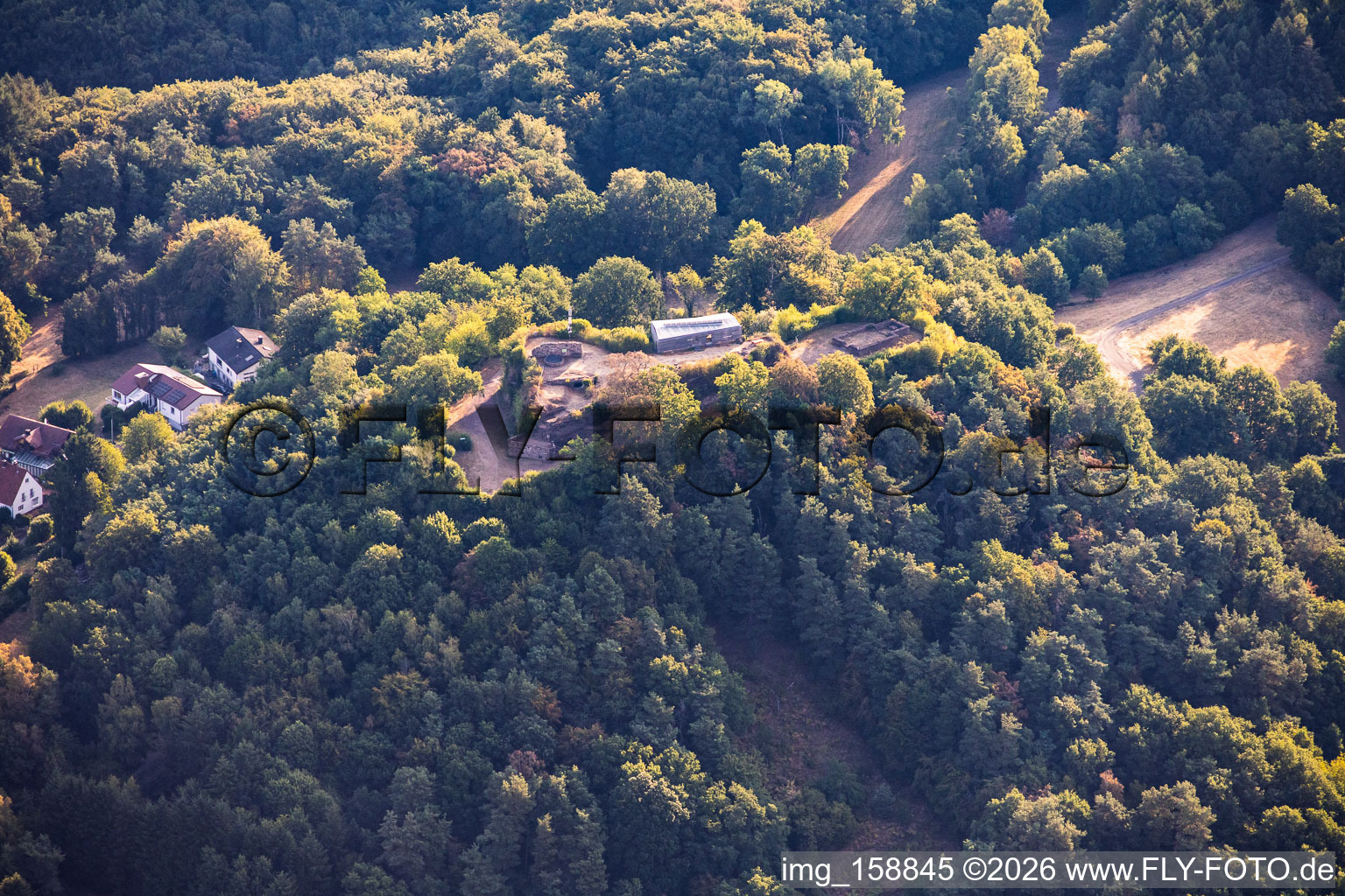 Castle Lemberg in Lemberg in the state Rhineland-Palatinate, Germany