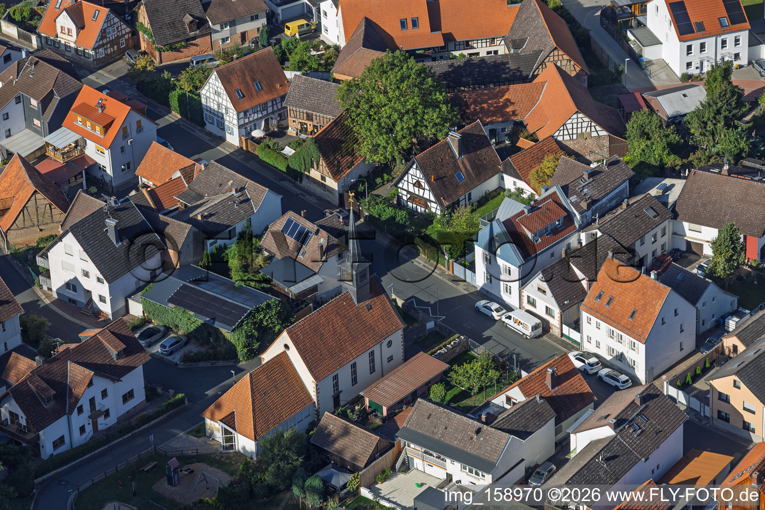Protestant Church Schlierbach in the district Schlierbach in Schaafheim in the state Hesse, Germany