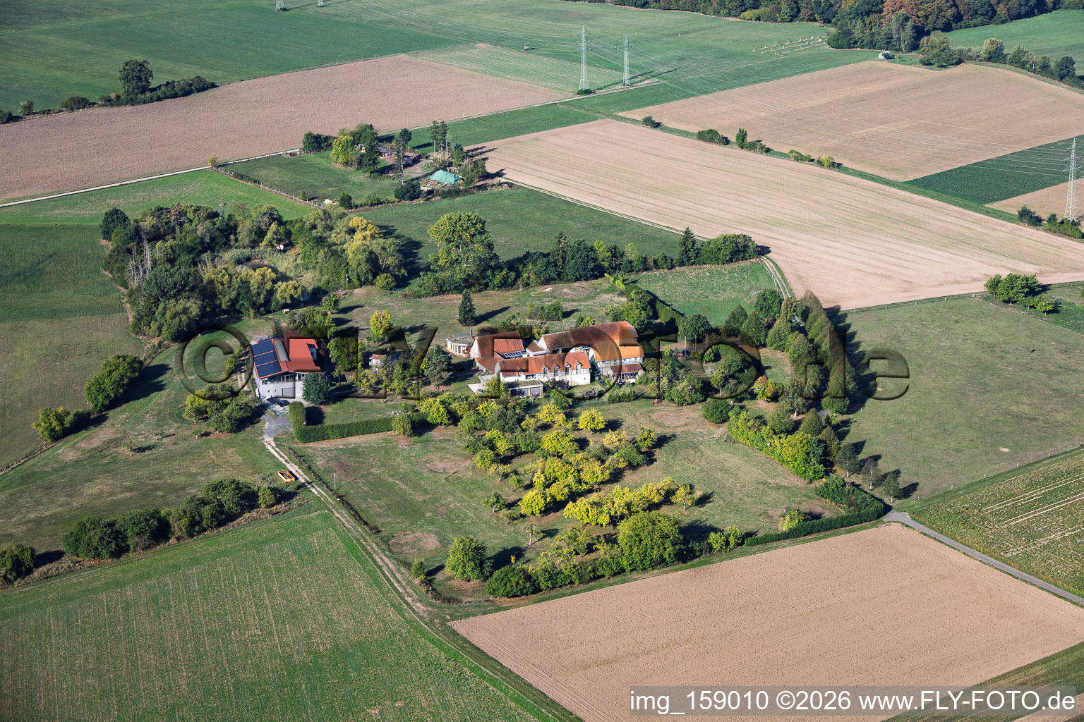 Former brickworks (Ziegelhütte) on Ziegelweg in the district Sickenhofen in Babenhausen in the state Hesse, Germany