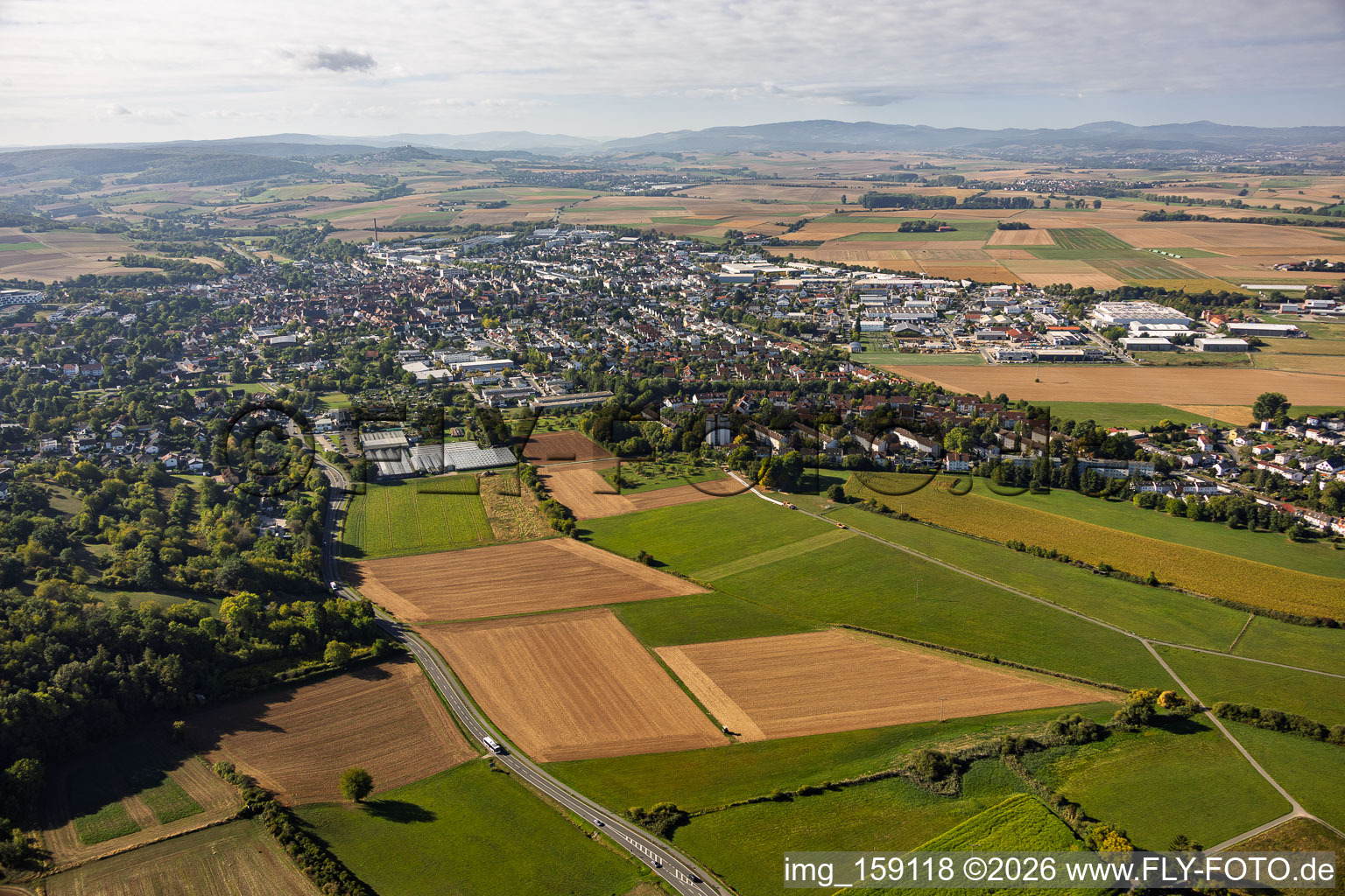 From the north in Groß-Umstadt in the state Hesse, Germany