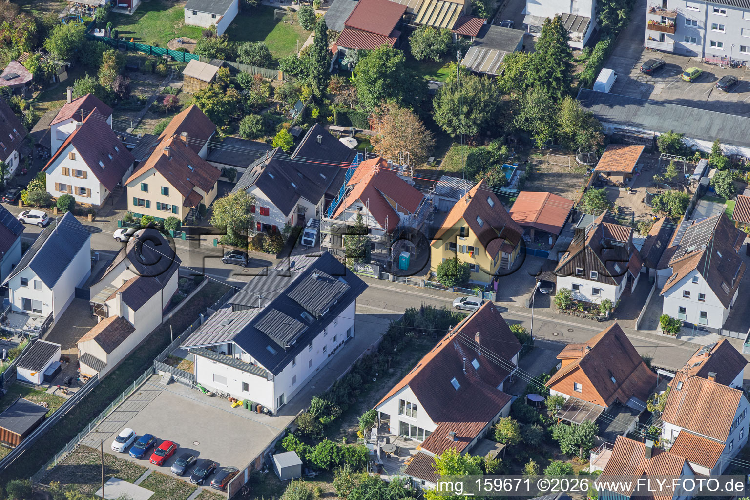 Complete renovation of a house on Waldstraße in Kandel in the state Rhineland-Palatinate, Germany